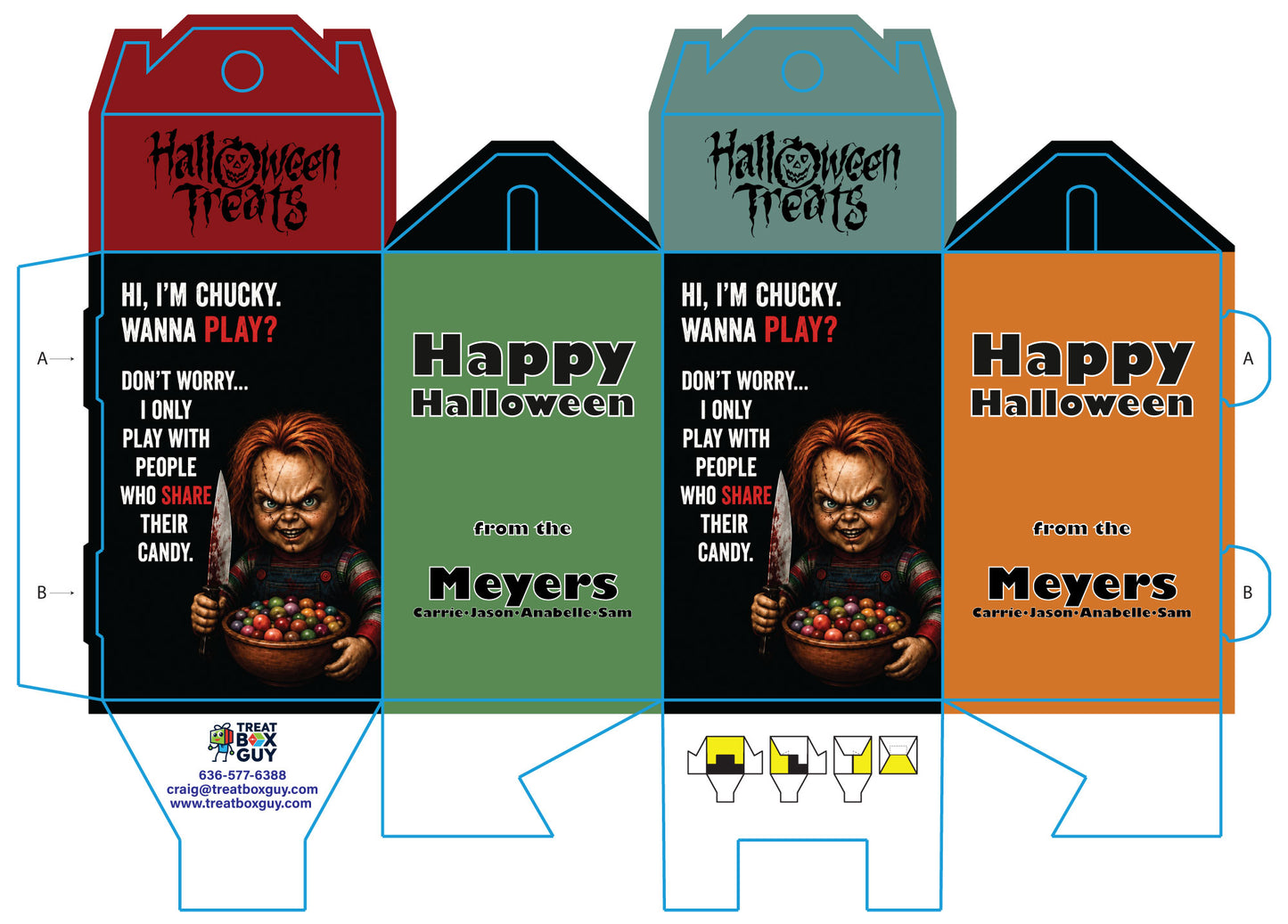 2026 Halloween Treat Boxes and Mini Treat Boxes