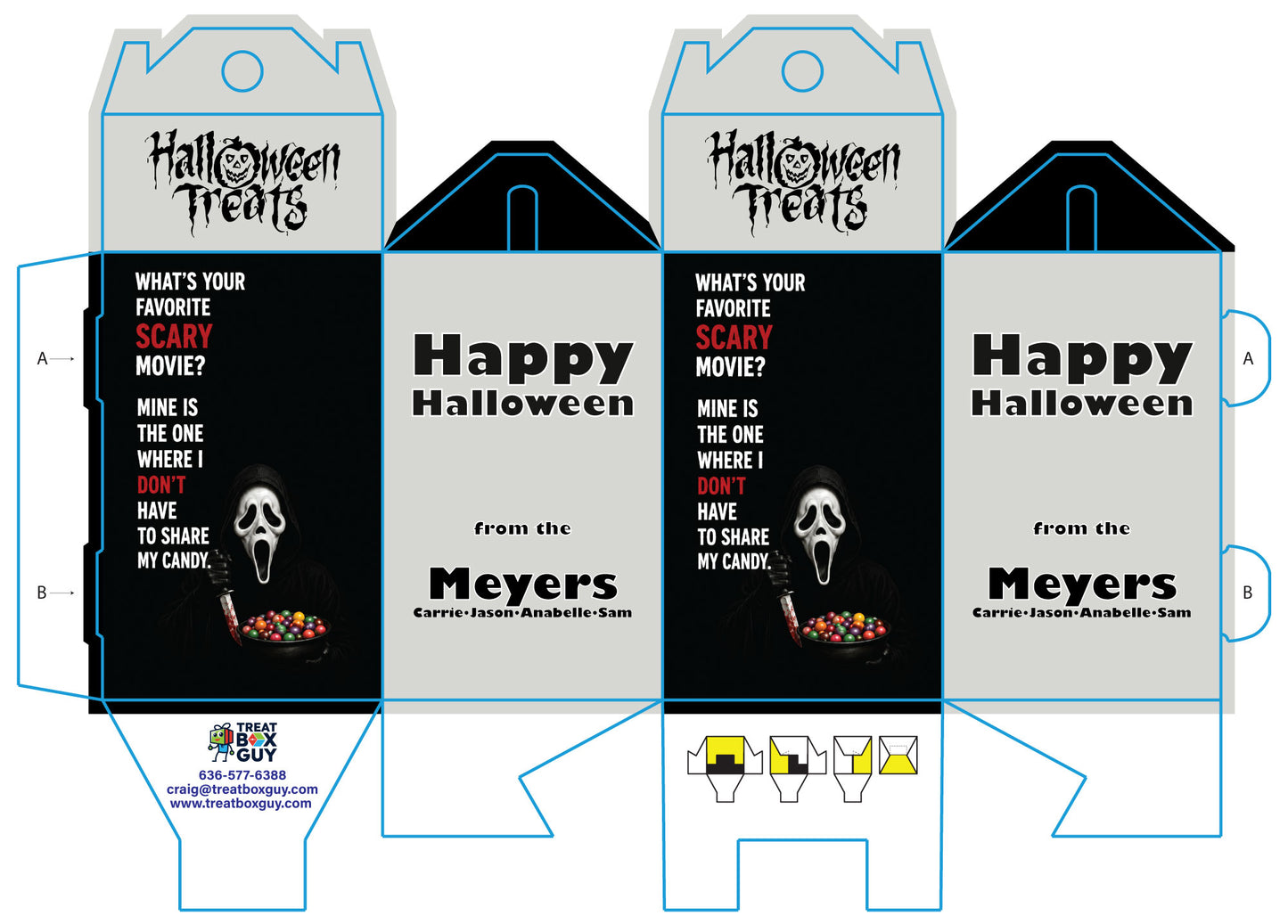 2026 Halloween Treat Boxes and Mini Treat Boxes