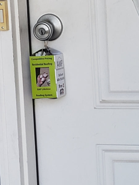 Canvass only (hang door to door)