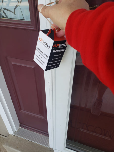 Canvass only (hang door to door)